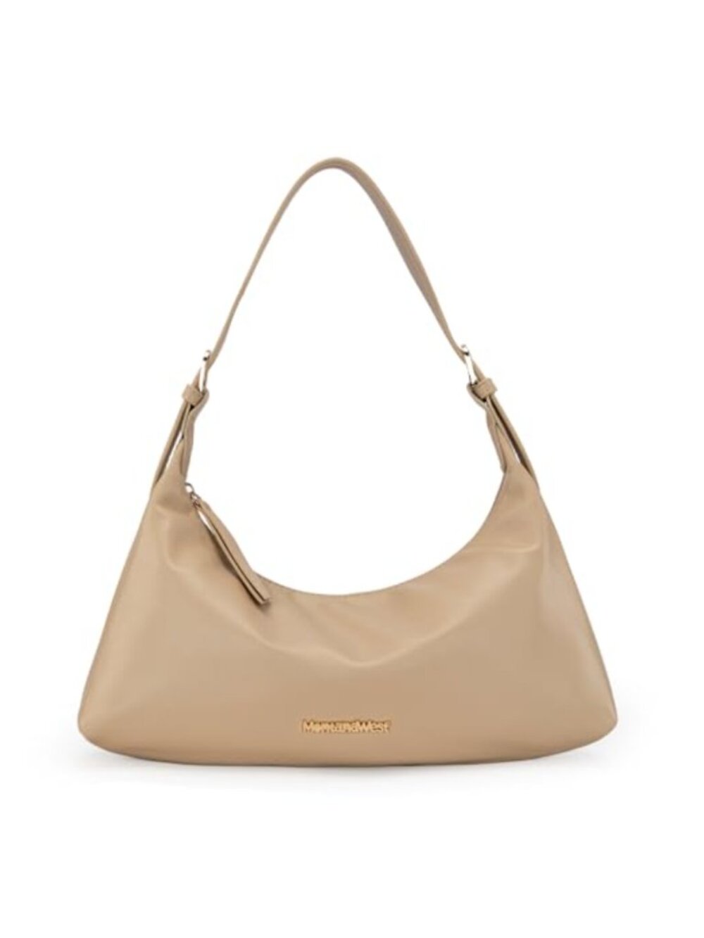 Faux Leather Dumpling Shoulder Bag Mini Crossbody Purse with Zipper